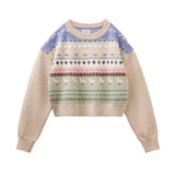 Cute Versatile Animal Print Sweater