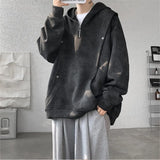 Streetwear Tie Dye Printed Fleece Hoodie