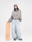 Vintage Light Blue Washed Hip Pants