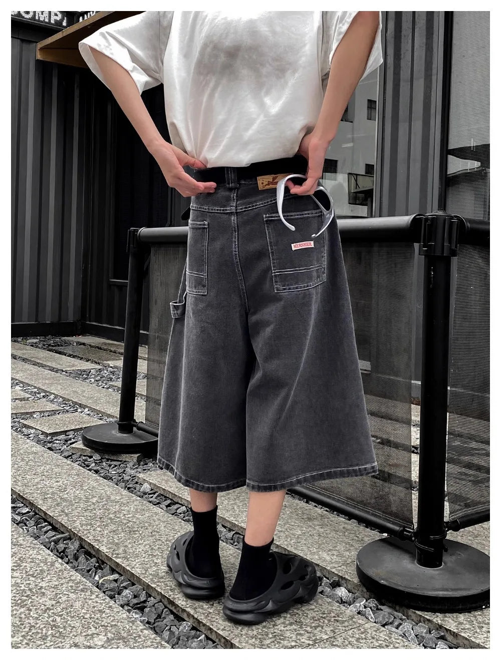 90's Baggy Washed Jorts