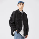 Long Sleeve Multiple Pockets Cargo Shirt