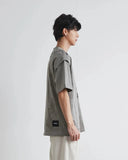 American Casual Comfort Style Foam Print Short T-Shirt