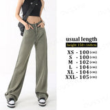 Flexible Slim High Waisted Wide Leg Jeans