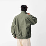 Elevated Stand Collar Faux Leather Jacket