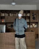 Premium Big Pocket Tooling Denim Jacket