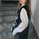 Chic Jacquard Knitted Casual Sweater