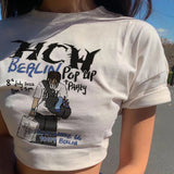 Y2k Women's Graphic Crop Top
