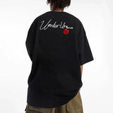 Retro Trendy Short-Sleeved Letters T-Shirt