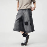 Durable Vintage Loose Casual Ripped Jorts