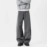 Youthful Wrinkled Campus Straight Leg Sweatpants