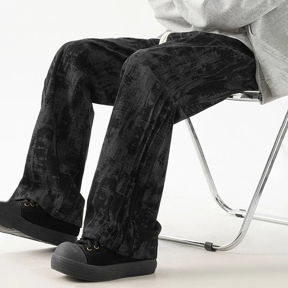 Flattering Straight Drape Casual Pants