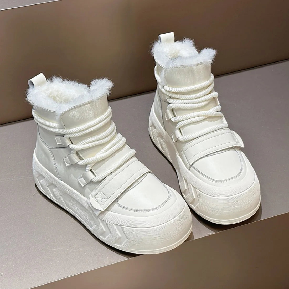 Warm Winter Suede Snow Boot