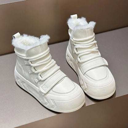 Warm Winter Suede Snow Boot