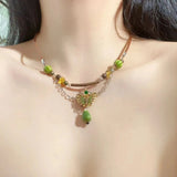 Handmade Pearl Fairycore Gift Heart Necklace