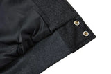 Embroidered Woolen Splice Hip Hop Varsity Jacket