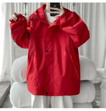 Hooded Windbreaker Loose Jacket