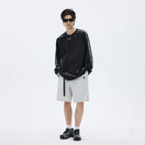 Durable Vintage Hip Hop Stripe Long Sleeve T-Shirt
