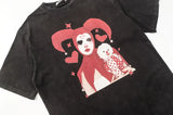 Vintage Clown Graphic Washed T-Shirt