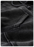Women's Washed Black Hoodie
