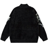 Cozy Lightning Mohair Knitted Sweater