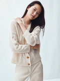 Women Ethereal Floral Knitted Casual Cardigan