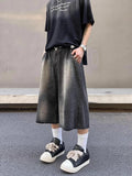 Y2K Rivets Washed Lightning Jorts