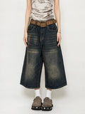 Y2K 2000s Blue Women's Punk Jorts