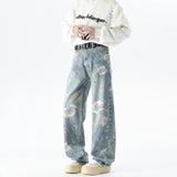 Y2K Elevated Graffiti Baggy Denim Jeans