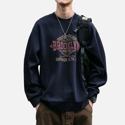 High Quality Oversized Graphic Crewneck Sweatshirt