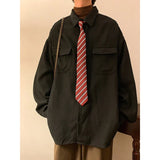 Retro Japanese Loose Casual Long T-Shirt