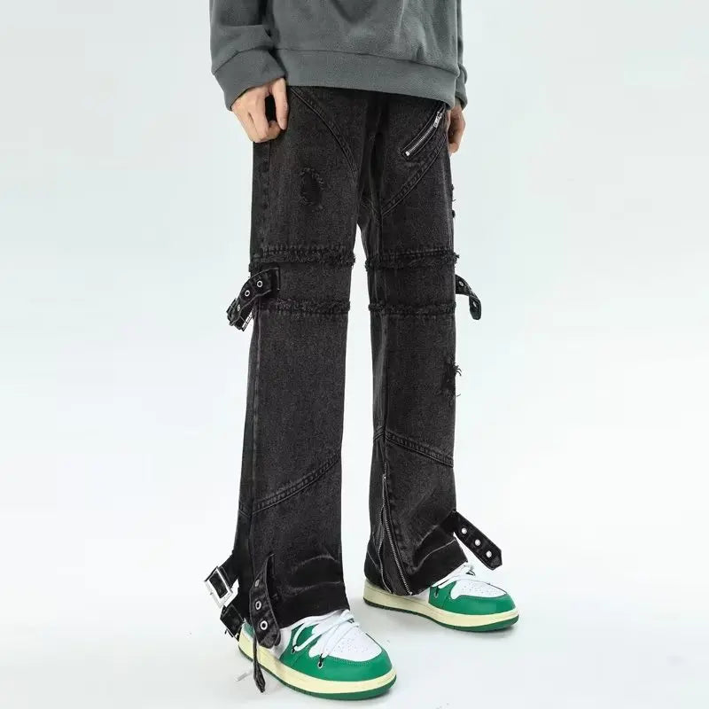 Work & Play Baggy Stacked Punk Jeans