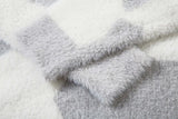 Y2K Abstract Grid Knitted Sweater