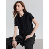 Stylish Short Sleeve Spring Womens T-Shirt