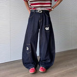 Effortless Cool Scimitar Wide Leg Jeans
