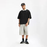 Placket Polo Solid Color T-Shirt
