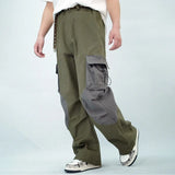 Utility Vibe Green Safari Style Cargo Pants