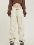 Y2k Baggy Turned-down Cargo Pants