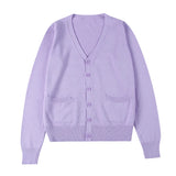 Women Stylish Solid Casual Knitted Cardigan