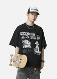 Y2K Graphic Oversized Cotton T-Shirt