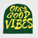 Knitted Letter Print Beanie