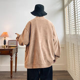 Relaxed Fit Knitted Acrylic Jacket