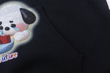 Cartoon Dog Graphic Hoodie