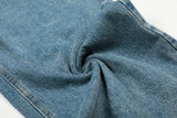 Durable Distressed Baggy Wide Leg Jeans