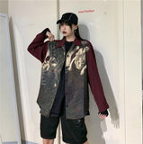 Red Oversized Vintage Shirt