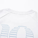 Graphic Racing Print Patchwork Oversized Cotton T-Shirt