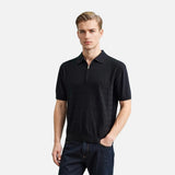 Breathable Lightweight Stripe Polo T-Shirt