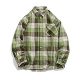 Men's Streetwear Plaid Autumn Social Long Sleeve Shirt