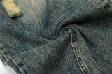 Y2K Elevated Washed Ripped Hole Denim Jeans
