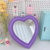Y2K Heart Shaped Mirror