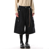 Retro American Cotton Workwear Cargo Jorts